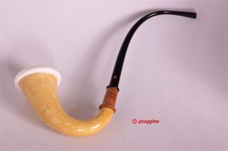 Butz Choquin Gourd Calabash Meerchaum Lined Pipe New