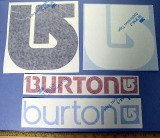 BURTON snowboards `07 BIG sticker pack #5 ~HUGE~NEW~