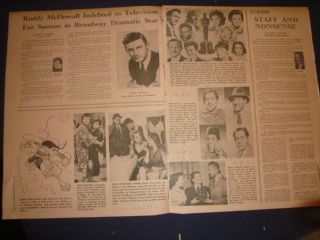   CLEVELAND NEWS TV MAGAZINE THE CALIFORNIANS MITZI GAYNOR 4 APRIL 1959