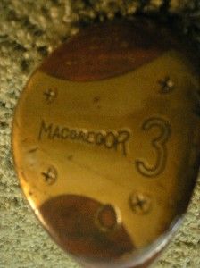 Vintage MacGregor Byron Nelson 231W golf club 3 wood steel shaft
