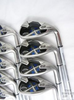 Callaway Golf X 22 Iron Set 3 PW, SW Steel Uniflex Right Hand