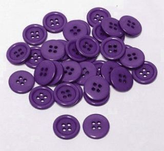   mm Plastic Purple Coat Jacket Buttons 100 Pieces Wholesale Bulk