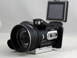 Polo HD9100 Digital video Camcorder + Optical ZOOM Telephoto Lens