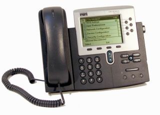 CISCO CP 7961G UNIFIED VoIP 6 PROGRAMMABLE BUTTON (LINE) IP PHONE 