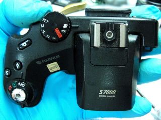 Fuji S7000 Digital Camera Parts Top Plate with Flash Unit Replacement 