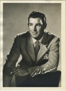 Rod Cameron Vintage 1940s Era 5x7 Movie Star Fan Photo