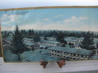 Picture Camp Lewis WWI America Lake Tacoma Washington