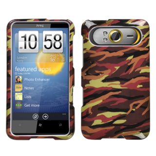 For HTC HD7S HD7 Case Cover Hard Image Printed Camo Yellow