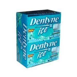 Cadbury Dentyne Ice Mint Medley Gum Vending Candy 12PKS
