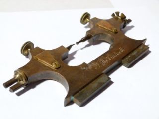   Watchmakers Pivoting Tool, Brass, T.H. CADWELL, for Pocket Watches etc