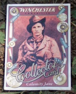Winchester Calamity Jane Collector Card Ed 96 3A Rifle Shooting Target 