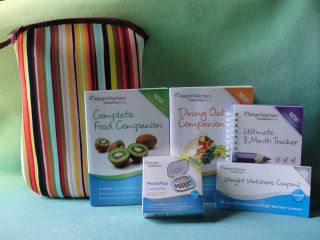Weight Watchers 2012 Points Plus Set + Calculator + Guide + Striped 