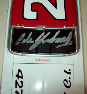 Cale Yarborough 1968 Mercury Cyclone 21 Wood Brothers Signed Autograph 