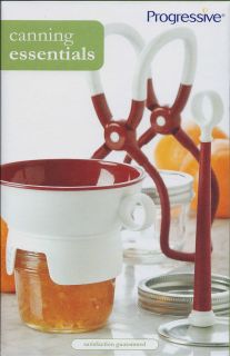 New Progressive Canning Supplies 3 Set Funnel Jar Lifter Tongs Lid 