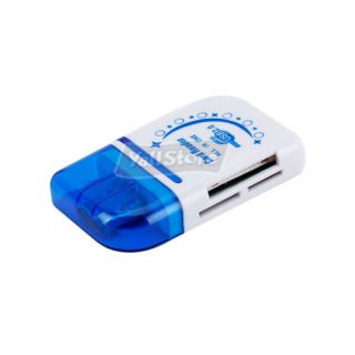 USB All in 1MEMORY Card Reader for SD SDHC TF M2 White