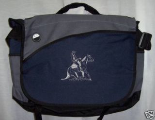 Reining Horse Laptop Bag Rodeo Western Cutting Navy New
