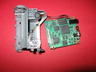 Canon PowerShot A590 Battery Holder and Control Board