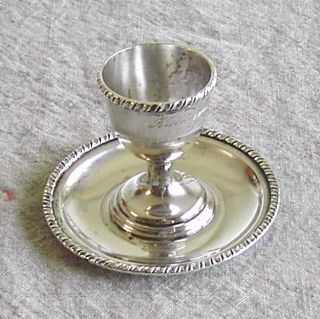 Old Sterling Silver Egg Cup 72 21 Grams