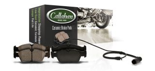 Front Set] 4 Callahan Performance Ceramic Brake Pads  Quiet,Low Dust 