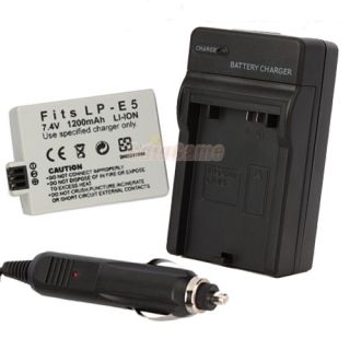 LP E5 LPE5 Battery Charger for Canon EOS Kiss F X2 x3 Digital SLR 