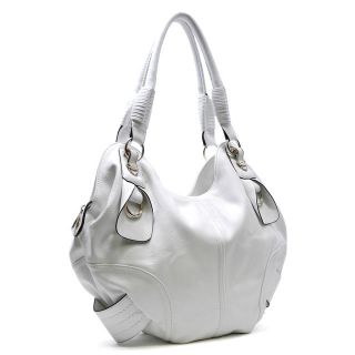 New Alyssa White Calley Fashion Shoulder Bag Hobo Satchel Tote Purse 