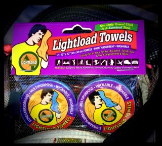 Lightload Towels Two Pack Superabsorbent Quickdrying