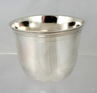 1752 RARE 18th Century French Silver Small Cup Beaker