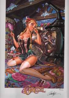 Scott Campbell Fairy Tale Fantasies Gretel Print Signed RD 110 250 