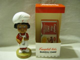 Campbells Soup Kids Bobble Head Collectible Doll New