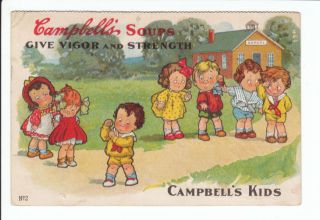 Campbells Soup Kids Advertising No 2 Drayton Old Postcard Vintage Ad 