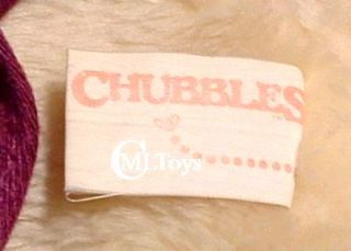   Chubbles Plush Ewok Doll Animal Fair Maroon Cape Chirps 1980S