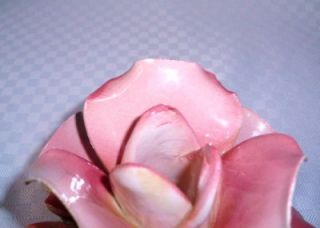 capodimonte rose flower candleholders 2