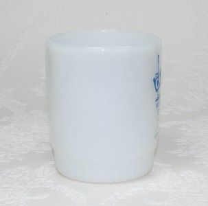   Advertising Milk Glass Mug Cup CAPSHAW Well Service Casper, Wyoming
