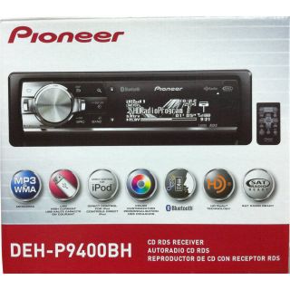 Pioneer DEH P9400BH in Dash CD  Car Stereo Receiver w Bluetooth HD 