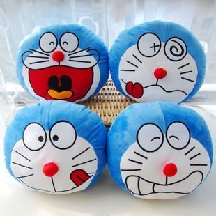 Gift Plush Toy Doraemon Cushion Car Seat Cushion Pillow Heart Shape 35 