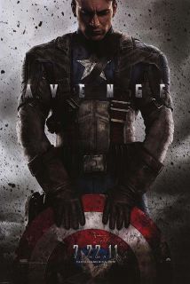 Captain America First Avenger Original DS Movie Poster