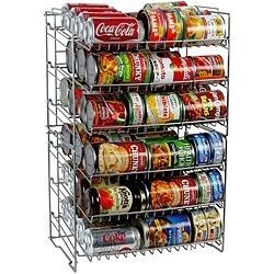  Storage Double high Soup Can Rack ORGANIZE STOCKPILE Pantry Canned 