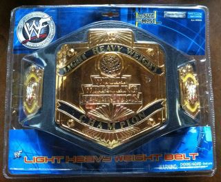 WWF jakks Classic Light Heavy Weight Championship Belt Very Rare