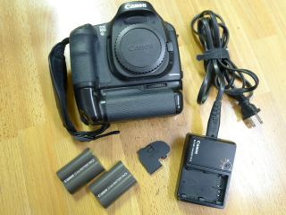 Canon EOS 10D Digital SLR Camera Body 6 3MP w Battery Grip BG ED3 