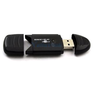 New MMC SD SDHC Memory Card Reader Writer Compact and USB 2 0 Adapter 