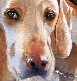 Print Penn Marydel Dog Foxhound Foxhunt Art Painting