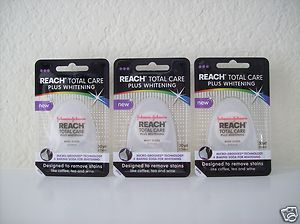 Reach Total Care Plus Whitening Mint Dental Floss 30 yd (total of 90 