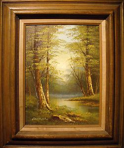 Signed Landscape Oil Painting by Phillip Cantrell
