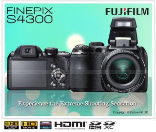 Fujifilm Fuji FinePix S4300 Digital Camera +8GB SDHC Class 10 14MP 26x 