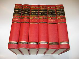    Lincoln Sangamon Edition All 6 volumes by Carl Sandburg 1939 1926