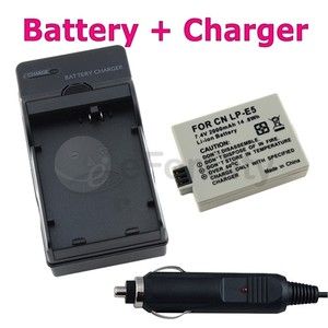 For Canon LP E5 Battery Charger EOS Rebel XS XSi T1i