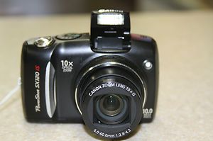 Canon PowerShot SX120 Is 10 0 MP Digital Camera Black