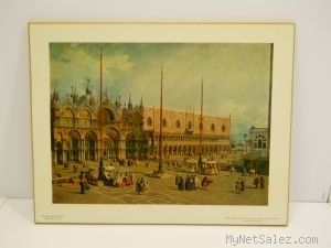 Canaletto The Square of Saint Marks Replica Print 11 x 14 National 