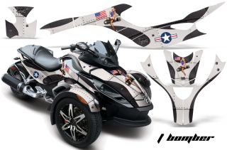 AMR Racing Graphic Kit Can Am BRP Canam Spyder Parts TS