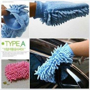 Mitt Microfiber Car Wash Washing Cleaning Daily Glove Cloth Towel 